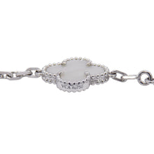 Load image into Gallery viewer, Van Cleef & Arpels Vintage Alhambra Necklace 10 MotifsVCARF48500 18K White Gold