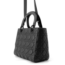 将图像加载到图库查看器中,Dior Lady Dior My ABCDior BlackM0538SLOI_M989 Leather Size Medium