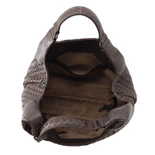Load image into Gallery viewer, Bottega Veneta Bottega Veneta INTRECCIATO Campana Leather Handbag Dark Brown125787 Calf Leather