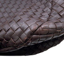 Load image into Gallery viewer, Bottega Veneta Bottega Veneta INTRECCIATO Campana Leather Handbag Dark Brown125787 Calf Leather