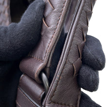 Load image into Gallery viewer, Bottega Veneta Bottega Veneta INTRECCIATO Campana Leather Handbag Dark Brown125787 Calf Leather