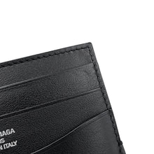 将图像加载到图库查看器中,BALENCIAGA Rodeo Card Holder Black822587 Smooth Calf Leather