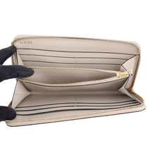 Load image into Gallery viewer, LOEWE Anagram Long Wallet Beige107N55.F13 Calf Leather