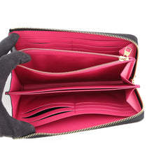 Load image into Gallery viewer, LOUIS VUITTON Portefeuille Comet Pink/NoirM63102 Taurillon Leather