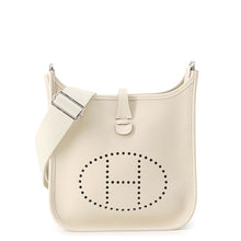 将图像加载到图库查看器中,HERMES Evelyne3 Craie Taurillon Clemence Size 23