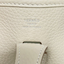 将图像加载到图库查看器中,HERMES Evelyne3 Craie Taurillon Clemence Size 23