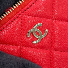 将图像加载到图库查看器中,CHANEL Matelasse Vanity Chain Shoulder Bag RedAP4385 Caviar Leather