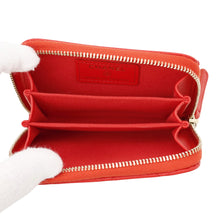 将图像加载到图库查看器中,CHANEL Matelasse Classic Zip Coin Purse RedAP0216 Caviar Leather