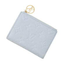 将图像加载到图库查看器中,LOUIS VUITTON Portefeuille Lisa Blue OrumpM83587 Monogram Empreinte Leather