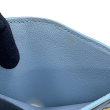 将图像加载到图库查看器中,LOUIS VUITTON Portefeuille Lisa Blue OrumpM83587 Monogram Empreinte Leather
