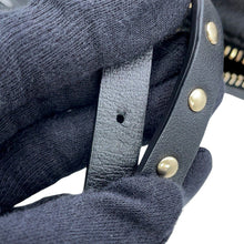 Load image into Gallery viewer, Valentino Garavani RockStudded Shoulder Bag Black Leather Studded Size Small
