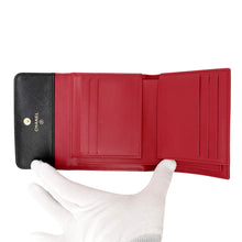 将图像加载到图库查看器中,CHANEL CHANEL 19 Small Flap Wallet BlackAP1064 Lambskin