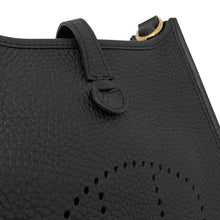 将图像加载到图库查看器中,HERMES Evelyne Long Black Taurillon Clemence Size TPM