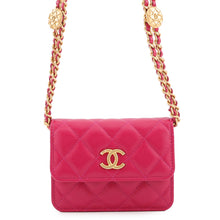 将图像加载到图库查看器中,CHANEL ChainShoulder back PinkAP2857 Caviar Leather Size Mini