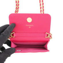 将图像加载到图库查看器中,CHANEL ChainShoulder back PinkAP2857 Caviar Leather Size Mini