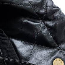 将图像加载到图库查看器中,CHANEL CHANEL 22 BlackAS3260 shiny calf Size Small