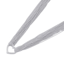 将图像加载到图库查看器中,TIFFANY&Co. Open Heart Necklace 10 Rows SV925