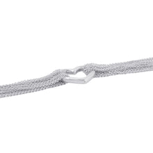将图像加载到图库查看器中,TIFFANY&Co. Open Heart Necklace 10 Rows SV925