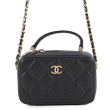 Load image into Gallery viewer, CHANEL Vanity back BlackAP2634 Caviar Leather Size Mini