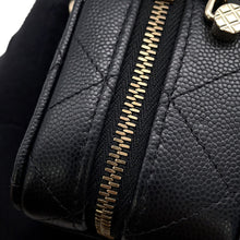 Load image into Gallery viewer, CHANEL Vanity back BlackAP2634 Caviar Leather Size Mini