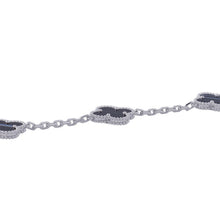 Load image into Gallery viewer, Van Cleef & Arpels Vintage Alhambra 5 Motif BraceletVCARPM0L00 18K White Gold