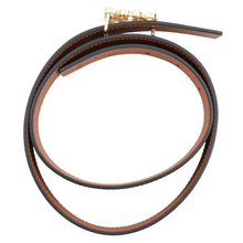 将图像加载到图库查看器中,LOEWE Anagram Reversible Belt Size 80/32 Black/Tan182006 Leather