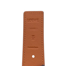将图像加载到图库查看器中,LOEWE Anagram Reversible Belt Size 80/32 Black/Tan182006 Leather