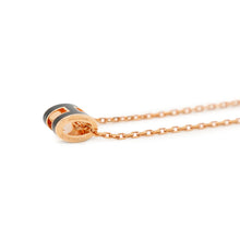 将图像加载到图库查看器中,HERMES Pop Ash Necklace Size Mini Black Metal Lacquer