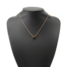 Load image into Gallery viewer, HERMES Pop Ash Necklace Size Mini Black Metal Lacquer