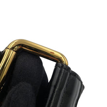 将图像加载到图库查看器中,LOUIS VUITTON Trench Belt 65MM NoirM4531Z Creases processed leather