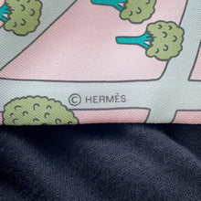 将图像加载到图库查看器中,HERMES Twilly New Lovers in Paris Les Nouveaux Amoureux de Paris Rose Vif / Menthol / Bordeaux Silk100%