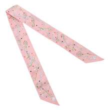 将图像加载到图库查看器中,HERMES Twilly 《Les Crèmes à Pois》 Rose/Beige/Multicolor Silk100%
