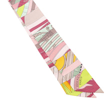 Load image into Gallery viewer, HERMES Twilly New Astrology Pink/Framboise/Pistachio Silk100%