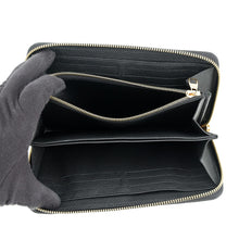 将图像加载到图库查看器中,LOUIS VUITTON Zippy Wallet NoirM61864 Monogram Empreinte Leather