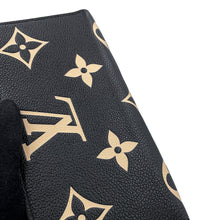 将图像加载到图库查看器中,LOUIS VUITTON Zippy Wallet Noir/BeigeM80481 Bicolor Monogram Empreinte Leather