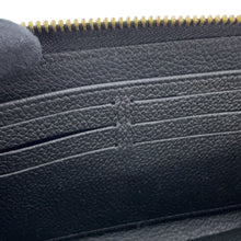 将图像加载到图库查看器中,LOUIS VUITTON Zippy Wallet Noir/BeigeM80481 Bicolor Monogram Empreinte Leather