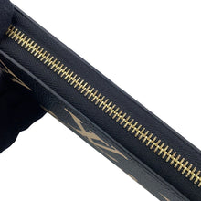 将图像加载到图库查看器中,LOUIS VUITTON Zippy Wallet Noir/BeigeM80481 Bicolor Monogram Empreinte Leather