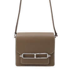 Load image into Gallery viewer, HERMES Sac Roulis Roulis Mini Etoupe Evercolor Size Mini