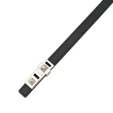 Load image into Gallery viewer, HERMES Leather belt (kit) 13 Collier de Chien Size 31.5" Craie/Black Swift Leather Epsom
