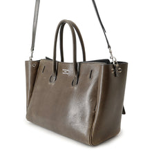 将图像加载到图库查看器中,BALENCIAGA Bel Air Carryall Bag Gray835689 Leather Size Small