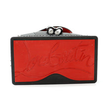 将图像加载到图库查看器中,Christian Louboutin Explorer Funk Studded Backpack Black/Red3215038 Calf Leather Size Small