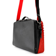 将图像加载到图库查看器中,Christian Louboutin LOUBITOWN Briefcase Black/Red3225103 Leather Rubber