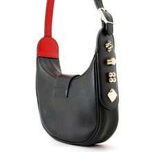 Load image into Gallery viewer, Christian Louboutin CARASKY Shoulder Bag Black/Red1225182CM6S Leather Size Mini