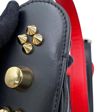 Load image into Gallery viewer, Christian Louboutin CARASKY Shoulder Bag Black/Red1225182CM6S Leather Size Mini