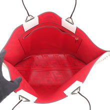 将图像加载到图库查看器中,Christian Louboutin CABALOU Tote Bag White/Red1235143 Calf Leather