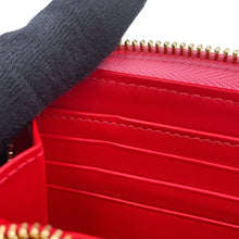 将图像加载到图库查看器中,Christian Louboutin W Panettone Studded Zip Around Wallet Pink/Yellow3245017 Calf Leather