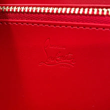 将图像加载到图库查看器中,Christian Louboutin W Panettone Studded Zip Around Wallet Pink/Yellow3245017 Calf Leather