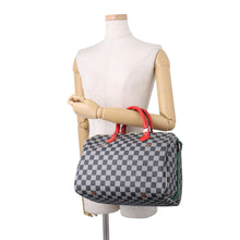 将图像加载到图库查看器中,LOUIS VUITTON Speedy Bandouliere NM Noir/White/MulticolorN40236 Damier・Canvas Size 30