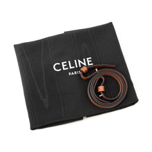 将图像加载到图库查看器中,CELINE Triomphe Covertise 2-way Bag Navy/Tan199162FED.07AT Denim Leather Size Small