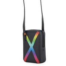 Load image into Gallery viewer, LOUIS VUITTON Danube Messenger Noir/Righe RainbowM30332 Taiga Leather